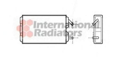 VAN WEZEL 59006041 -  Теплообменник, отопление салона